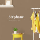 Vinyl Wall Art Decal - Stephane Meaning Crown Of Glory - 8.5" x 25" - Modern Inspirational Quote Sticker For Home Living Room Teen Bedroom Closet Makeup Mirror Decor 2