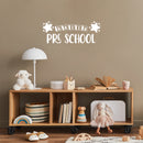 Vinyl Wall Art Decal - Hello Pre School - 11.5" x 30" - Cute Educational Quote Sticker For Classroom Kids Room Home Kindergarten Fun Playroom Preschool Decor 3