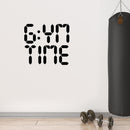 Vinyl Wall Art Decal - Gym Time - 21" x 27" - Modern Motivational Quote Sticker For Bedroom Exercise Work Office Fitness Center Home Gym Workout Room Decor 2