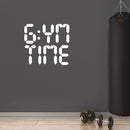 Vinyl Wall Art Decal - Gym Time - 21" x 27" - Modern Motivational Quote Sticker For Bedroom Exercise Work Office Fitness Center Home Gym Workout Room Decor 3