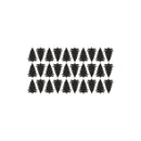 Set Of 30 Vinyl Wall Art Decal - Pine Trees Pattern - From Each - Cute Adhesive Sticker Forest Design For Home Children Bedroom Office Nursery Playroom Decor 1