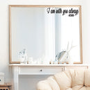 Vinyl Wall Art Decal - I Am With You Always. Jesus - 6" x 16" - Modern Inspirational Lovely Faith Quote Sticker For Home Bedroom Living Room Family Room Religious Center Decor 3