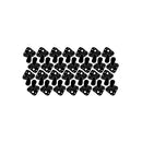 Set Of 29 Vinyl Wall Art Decal - Mushroom Pattern - From 4" x 5" Each - Modern Fun Lovely Food Design Sticker For Home Kitchen Playroom Classroom Coffee Shop Restaurant Office Decor 1