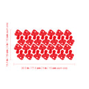 Set Of 29 Vinyl Wall Art Decal - Mushroom Pattern - From 4" x 5" Each - Modern Fun Lovely Food Design Sticker For Home Kitchen Playroom Classroom Coffee Shop Restaurant Office Decor 4