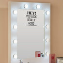 Vinyl Wall Art Decal - Hey! You Look Really Good - 10.- Modern Inspiring Lovely Good Vibes Quote Sticker For Home Kids Bedroom Playroom Classroom School Office Coffee Shop Decor 3