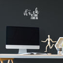 Vinyl Wall Art Decal - It's Ok To Take A Break - 8" x 10" - Modern Inspiring Positive Relaxing Quote Sticker For Home Bedroom Living Room Playroom Classroom Office Coffee Shop Decor 2