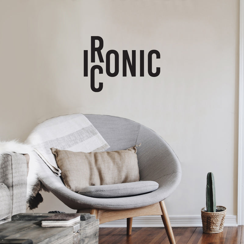 Vinyl Wall Art Decal - IRCONIC - 22" x 30" - Trendy Motivational Positive Good Vibes Quote Sticker For Bedroom Living Room Office School Classroom Coffee Shop Decor 3