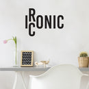 Vinyl Wall Art Decal - IRCONIC - Trendy Motivational Positive Good Vibes Quote Sticker For Bedroom Living Room Office School Classroom Coffee Shop Decor 2