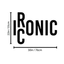 Vinyl Wall Art Decal - IRCONIC - Trendy Motivational Positive Good Vibes Quote Sticker For Bedroom Living Room Office School Classroom Coffee Shop Decor 4