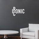 Vinyl Wall Art Decal - IRCONIC - Trendy Motivational Positive Good Vibes Quote Sticker For Bedroom Living Room Office School Classroom Coffee Shop Decor 5