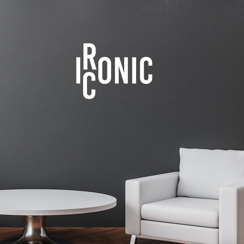 Vinyl Wall Art Decal - IRCONIC - Trendy Motivational Positive Good Vibes Quote Sticker For Bedroom Living Room Office School Classroom Coffee Shop Decor 5