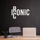 Vinyl Wall Art Decal - IRCONIC - 22" x 30" - Trendy Motivational Positive Good Vibes Quote Sticker For Bedroom Living Room Office School Classroom Coffee Shop Decor 2