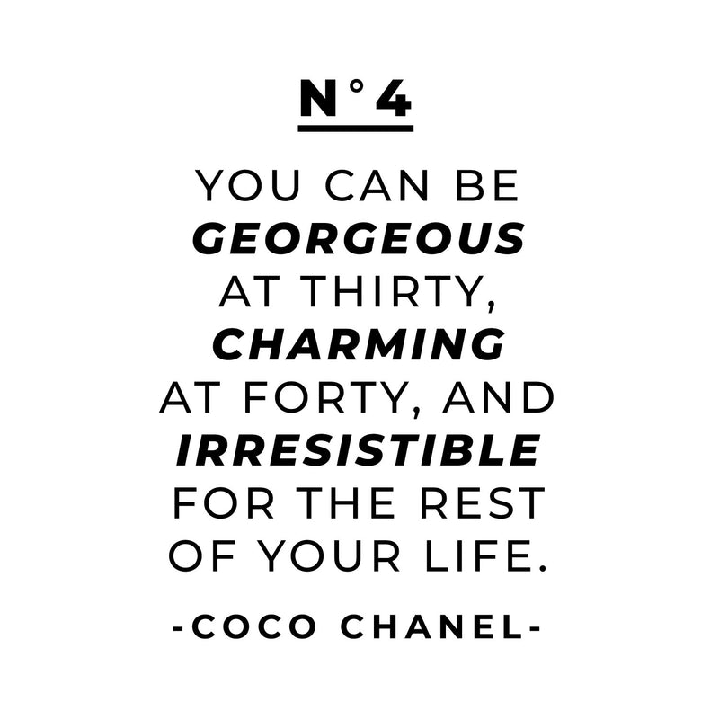 Vinyl Wall Art Decal - You Can Be Gorgeous At Thirty - Modern Inspirational Lovely Good Vibes Quote Sticker For Closet Boutique Beauty Saloon Office Coffee Shop Storefront Decor 1