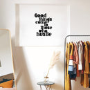Vinyl Wall Art Decal - Good Things Come To Those Who Hustle - 19. Trendy Fu Inspiring Positive Vibes Quote Sticker For Home Bedroom Living Room Office School Coffee Shop Decor 2