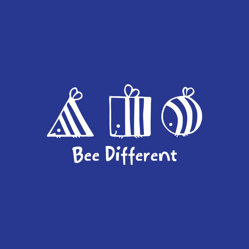 Vinyl Wall Art Decal - Bee Difference - 13" x 25" - Modern Motivational Cute Positive Quote Sticker For Home Office Bedroom Kids Room Playroom Nursery Daycare Classroom Decor 1