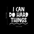 Vinyl Wall Art Decal - I Can Do Hard Things - 11" x 12" - Modern Cute Inspirational Quote Sticker For Kids Bedroom Home Playroom Classroom Daycare Decor 4