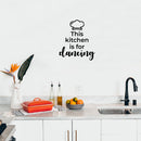 Vinyl Wall Art Decal - This Kitchen Is For Dancing - 17" x 15" - Modern Motivational Lovely Quote Sticker For Home Kitchen Dining Room Restaurant Decor 2