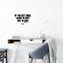 Vinyl Wall Art Decal - If You Get Tired Learn To Rest Not To Quit - Banksy - Positive Mind Change Motivational Quote Sticker For Home School Office Clasroom Decor 3
