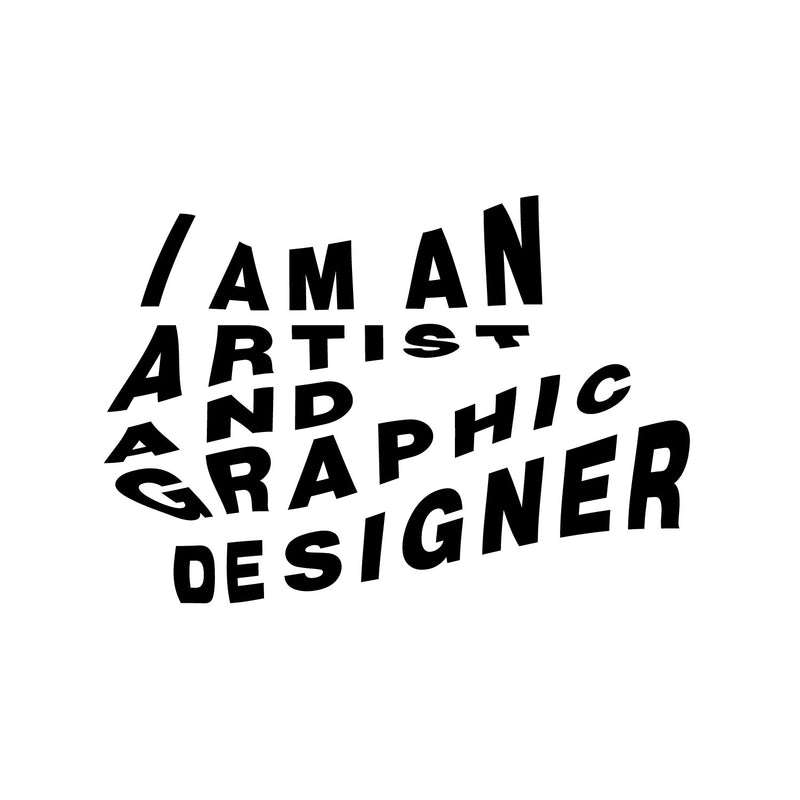 Vinyl Wall Art Decal - I Am An Artist And Graphic Designer - 13" x 9" - Modern Motivational Designers Quote Sticker For Home School Classroom Work Office Coffee Shop Decor 1