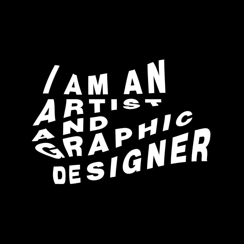 Vinyl Wall Art Decal - I Am An Artist And Graphic Designer - 13" x 9" - Modern Motivational Designers Quote Sticker For Home School Classroom Work Office Coffee Shop Decor 1