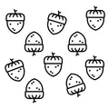 Set Of 15 Vinyl Wall Art Decal - Acorn Pattern - From 6.Each - Squirrel Cute Adhesive Sticker Design For Home Children Bedroom Office Nursery Playroom Decor 1