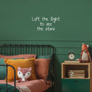 Vinyl Wall Art Decal - Made Of Stars - 12" x 25" - Modern Inspirational Lovely Quote Sticker For Home Bedroom Baby Room Nursery Playroom Kids Room Daycare Kindergarten Playground Decor 2