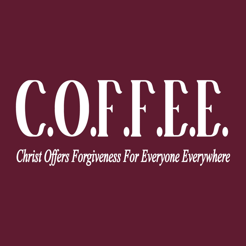 Vinyl Wall Art Decal - COFFEE - 16" x 40" - Trendy Funny Spiritual Inspiring Caffeine Quote Sticker For Home Kitchen Office Coffee Shop Restaurant Storefront Decor 1