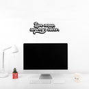 Vinyl Wall Art Decal - Live Now Worry Later - 6. Modern Motivational Positive Quote Sticker Design For Teen Bedroom Living Kids Room Home Office Decor 2