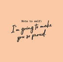Vinyl Wall Art Decal - I'm Going To Make You So Proud - 16" x 30" - Trendy Inspiring Optimistic Self Esteem Quote Sticker For Bedroom Closet Kids Room Playroom School Office Decor 1