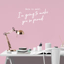 Vinyl Wall Art Decal - I'm Going To Make You So Proud - Trendy Inspiring Optimistic Self Esteem Quote Sticker For Bedroom Closet Kids Room Playroom School Office Decor 5