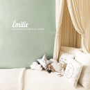 Vinyl Wall Art Decal - Emilie Meaning - 30" x 10" - Trendy Inspirational Quote Sticker For Children Bedroom Home School Classroom Nursery Daycare Kids Room Decor 2