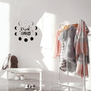 Vinyl Wall Art Decal - It's Just A Phase - 15.5" x 16.5" - Cute Moon Phases Design Astrology Sticker For Teen Home Bedroom Closet Living Room Coffee Shop Office Storefront Decor 2