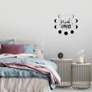Vinyl Wall Art Decal - It's Just A Phase - 15.5" x 16.5" - Cute Moon Phases Design Astrology Sticker For Teen Home Bedroom Closet Living Room Coffee Shop Office Storefront Decor 3