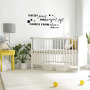 Vinyl Wall Art Decal - Every Good And Perfect Gift Comes From Above - James 1:17 - Cute Religious Inspirational Quote Sticker For Children Home Nursery Kids Room Decor 3