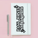 Vinyl Wall Art Decal - Pass Joints Not Judgment - 3" x 8" - Funny Positive Sarcastic Adult Joke Quote Sticker For Office Notebooks Laptops Mugs Thermos Car Bumpers Windows Decor 2