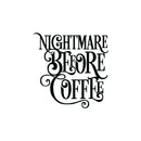 Vinyl Wall Art Decal - Nightmare Before Coffee - 22" x 22" - Trendy Fun Caffeine Lovers Quote Sticker For Home Office Kitchen Coffee Shop Restaurant Storefront kitchenette Decor 1