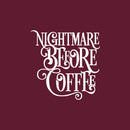 Vinyl Wall Art Decal - Nightmare Before Coffee - 22" x 22" - Trendy Fun Caffeine Lovers Quote Sticker For Home Office Kitchen Coffee Shop Restaurant Storefront kitchenette Decor 1