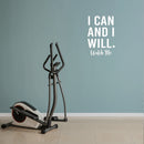 Vinyl Wall Art Decal - I Can And I Will Watch Me - 25" x 17" - Modern Motivational Positive Quote Sticker For Home Office Room Yoga Gym Fitness Lifestyle Decor 2