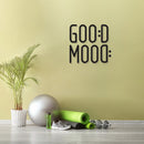 Vinyl Wall Art Decal - Good Mood - 24" x 25" - Modern Funny Inspiring Positive Vibes Quote Sticker For Home Bedroom Playroom School Classroom Office Coffee Shop Gym Fitness Decor 3