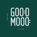 Vinyl Wall Art Decal - Good Mood - 24" x 25" - Modern Funny Inspiring Positive Vibes Quote Sticker For Home Bedroom Playroom School Classroom Office Coffee Shop Gym Fitness Decor 4