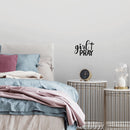 Vinyl Wall Art Decal - Girl Pray - 9. Modern Inspirational Lovely Spiritual Quote Sticker For Home Bedroom Closet Living Room Coffee Shop Religious Center Decor 3