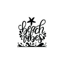 Vinyl Wall Art Decal - Beach Vibes - - Inspiring Positive Summer Vibes Quote Turtle Design Sticker For Home Office Laptops Notebooks Cars Windows Decor 1