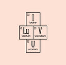 Vinyl Wall Art Decal - I Love You Periodic Table - 21" x 30" - Cute Educational Quote Sticker For Classroom Kids Room Home Playroom Chemistry Elements Preschool Nursery Decor 1