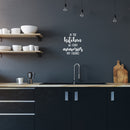 Vinyl Wall Art Decal - In This Kitchen We Count Memories Not Calories - 13" x 14" - Trendy Funny Cafe Quote Sticker For Home Kitchen Store Living Room Work Office Kitchenette Decor 3