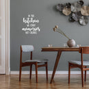 Vinyl Wall Art Decal - In This Kitchen We Count Memories Not Calories - 13" x 14" - Trendy Funny Cafe Quote Sticker For Home Kitchen Store Living Room Work Office Kitchenette Decor 2