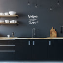 Vinyl Wall Art Decal - Season Everything With Love - 22" x 28" - Modern Motivational Lovely Quote Sticker For Home Kitchen Dining Room Restaurant Coffee Shop Storefront Decor 3