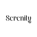 Vinyl Wall Art Decal - Serenity - 26" x 8" - Modern Inspirational Calm Quote Sticker For Home Bedroom Work Office Living Room Therapy Decor 1