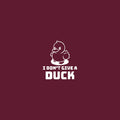 Vinyl Wall Art Decal - I Don't Give A Duck - 6.6" x 6" - Funny Adult Joke Quote Sticker For Bedroom Mirror Make Up Notebooks Laptops Mugs Thermos Car Bumpers Windows Decor 1