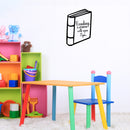 Vinyl Wall Art Decal - Reading Is Dreaming With Open Eyes - 19" x 13" - Trendy Motivational Educational Quote Home Living Room Classroom School Library Office Coffee Shop Decor 3