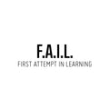 Vinyl Wall Art Decal - First Attempt In Learning - 7. Trendy Motivational Positive Vibes Quote Sticker For Home Kids Bedroom Playroom School Office Gym Fitness Decor 1